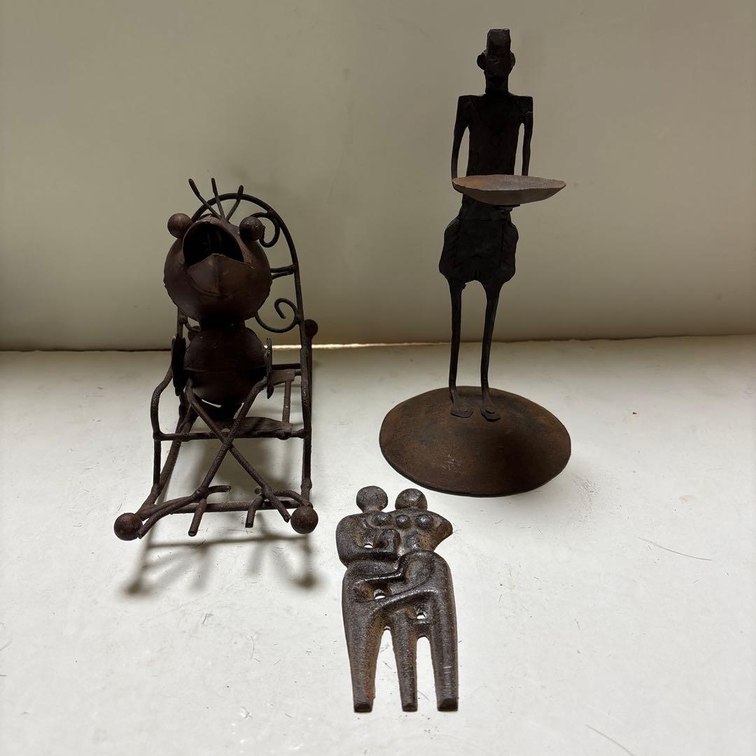 鉄製品 オブジェ 置物 - メルカリ