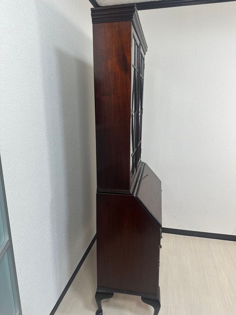 アンティーク ロッキングチェア ボビンターニング装飾×鋲打ち