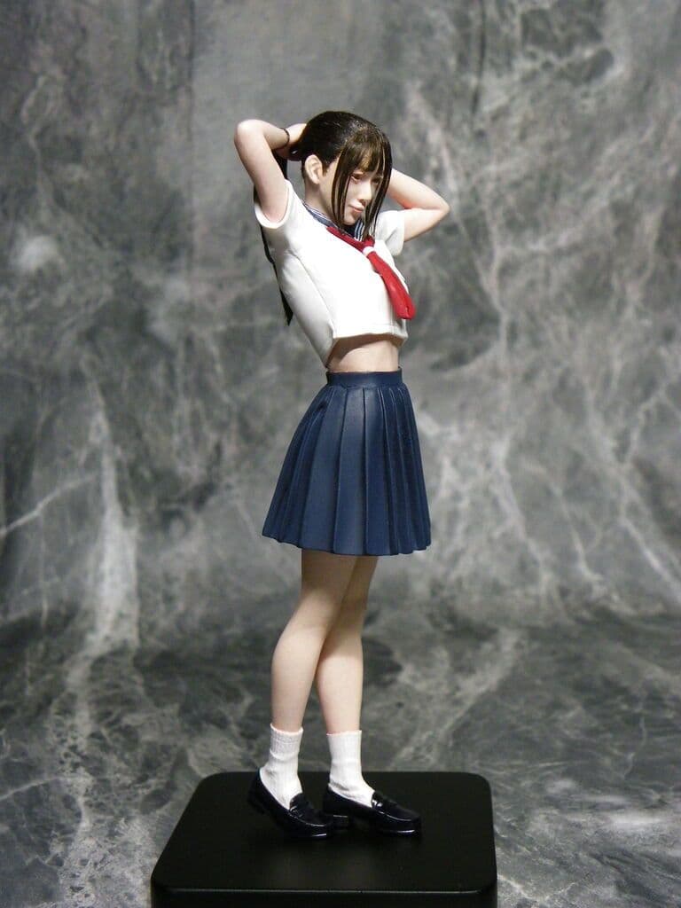 セーラー服　ハセガワ製　1/12　バーミリオン氏原型　塗装済み完成品　ゲーテル。