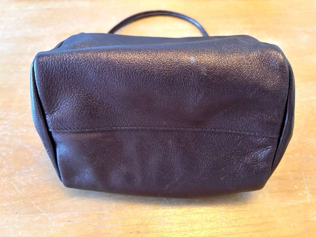 MIU MIU ダークブラウン パーティーバッグ