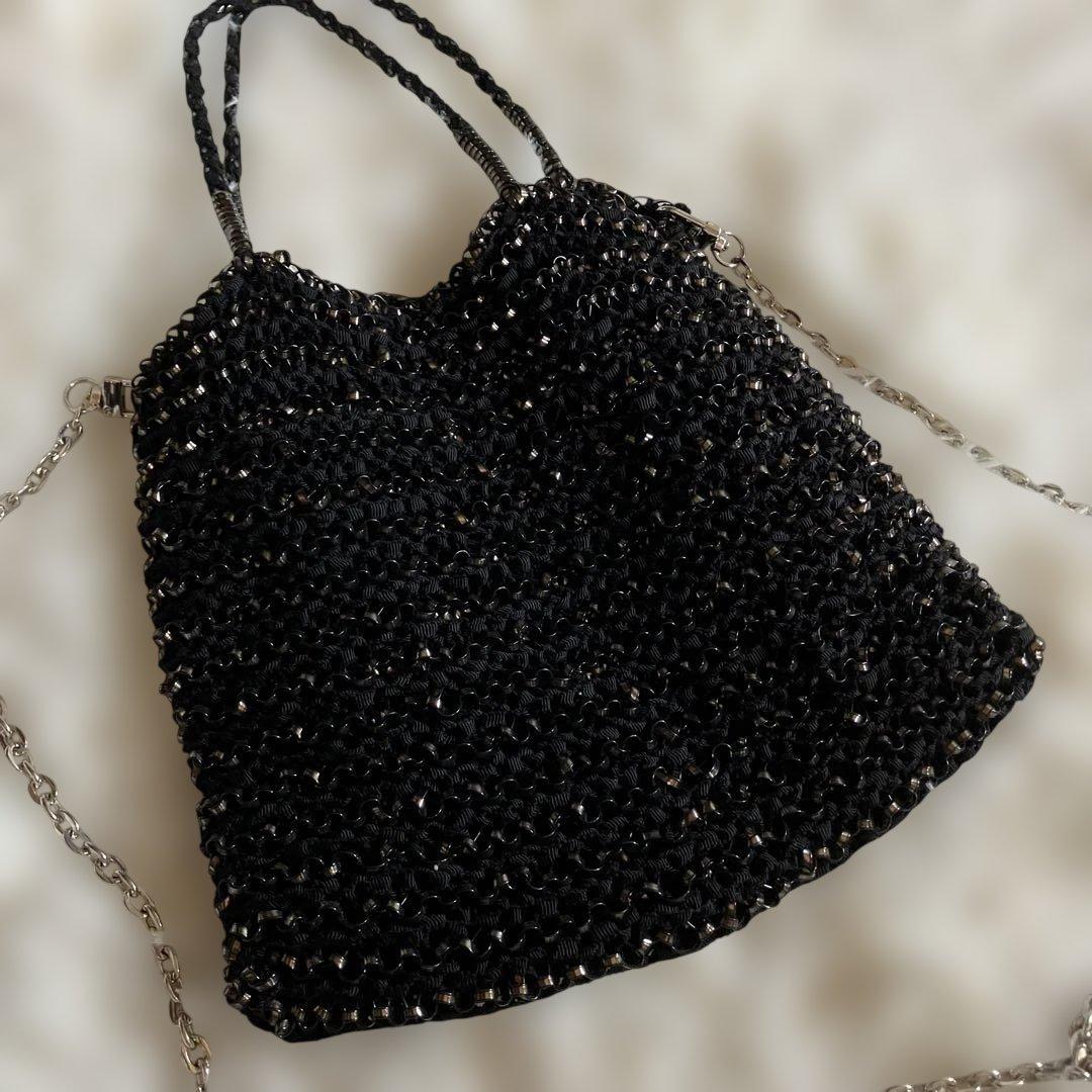 アンテプリマ　ビーズ ショルダーバッグ