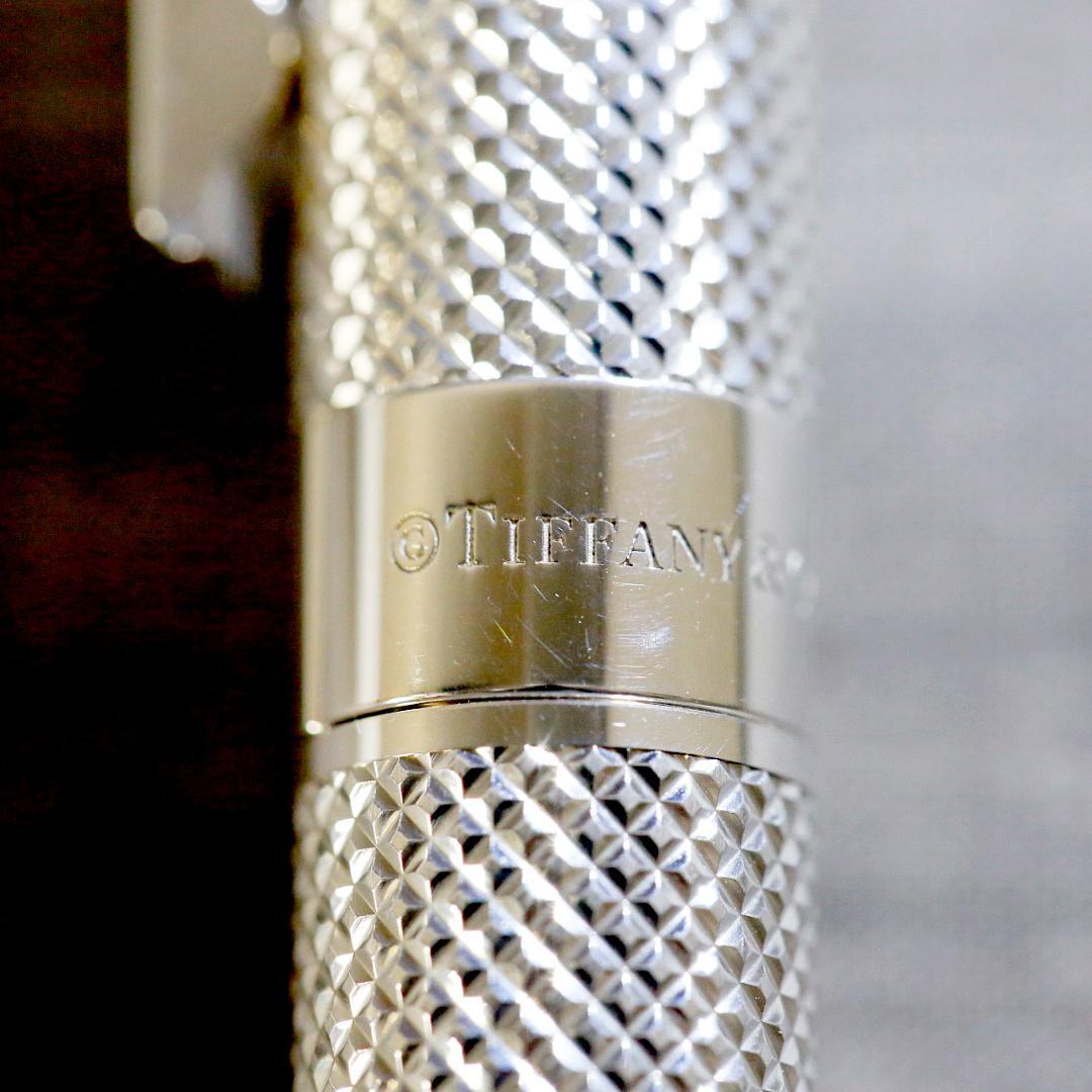 極美品】ティファニー ボールペン シルバー 925 ダイヤモンドポイント