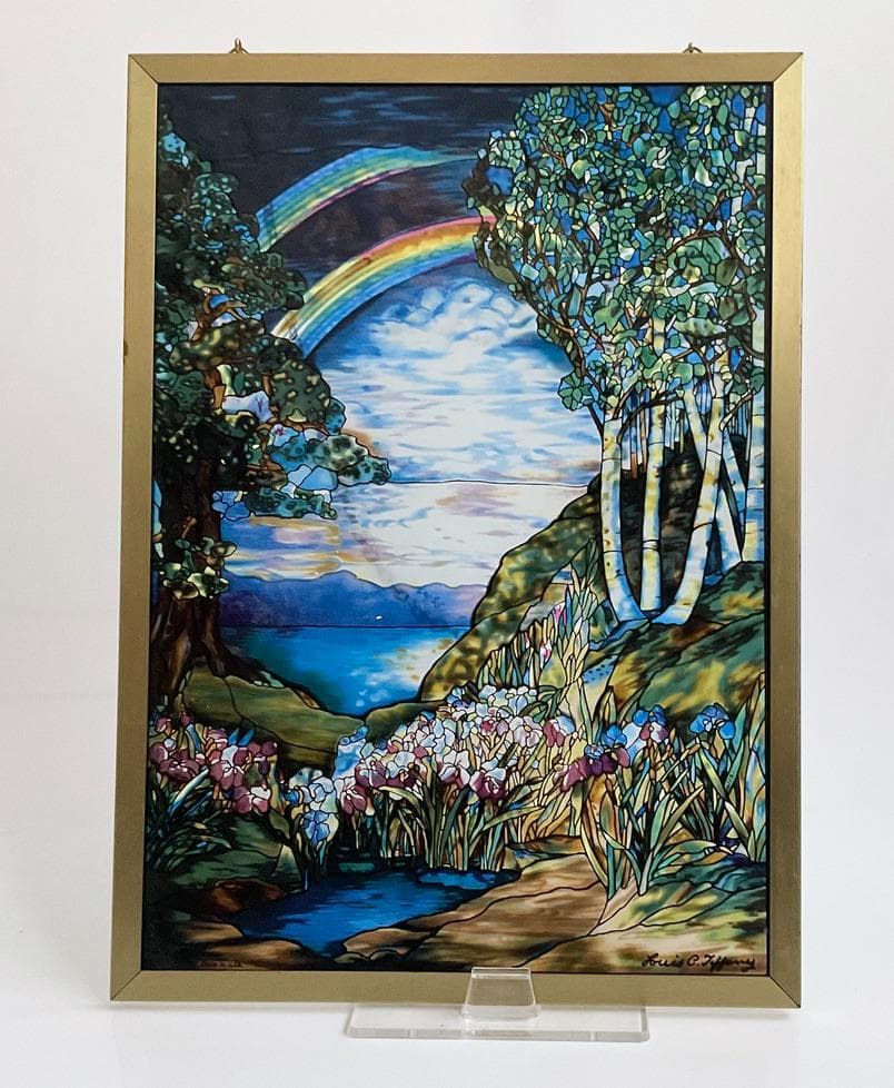 ルイス・C・ティファニー レインボー 虹 ステンドグラス グラスマスターズ