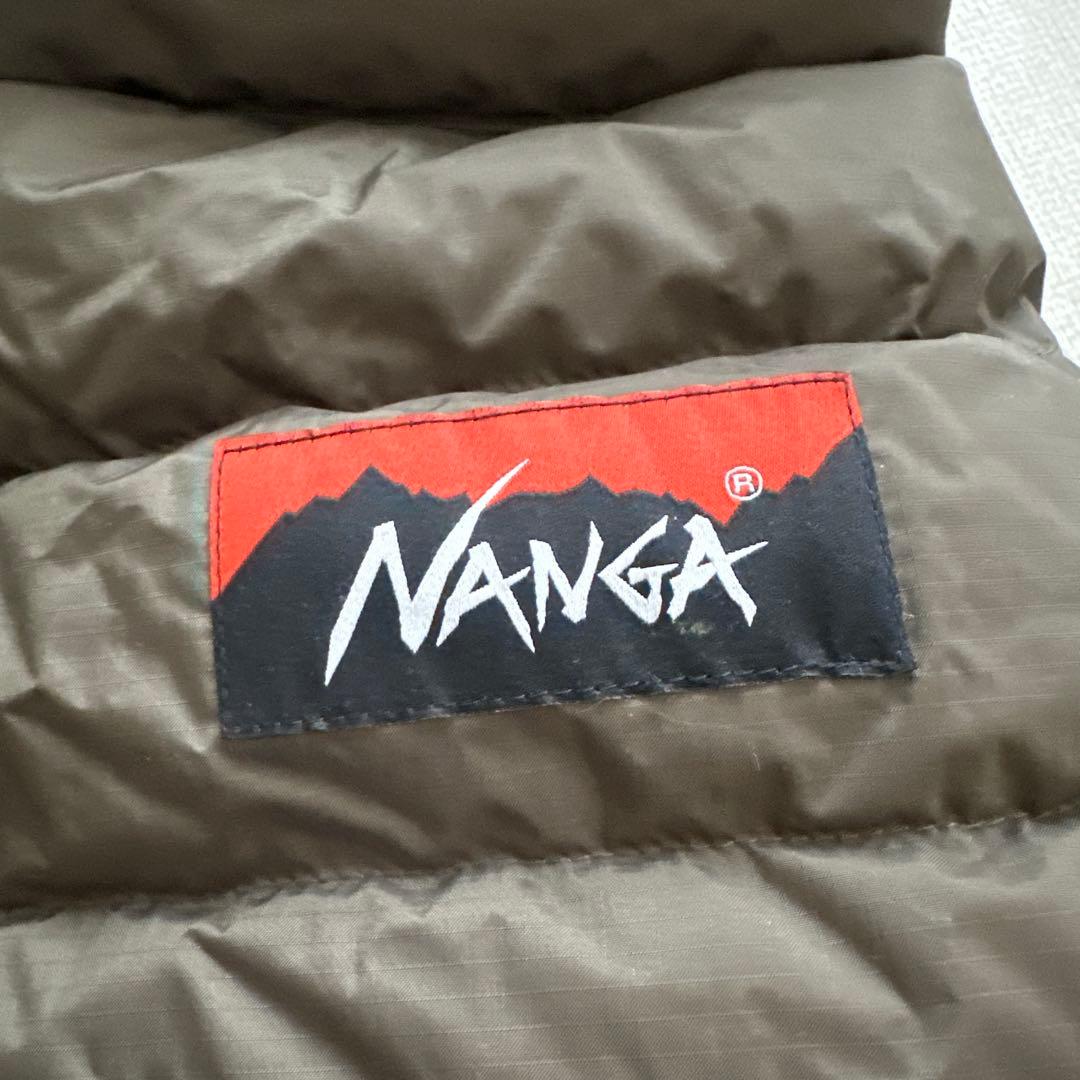 NANGA ダウンベスト オリーブ色 犬用ダウン
