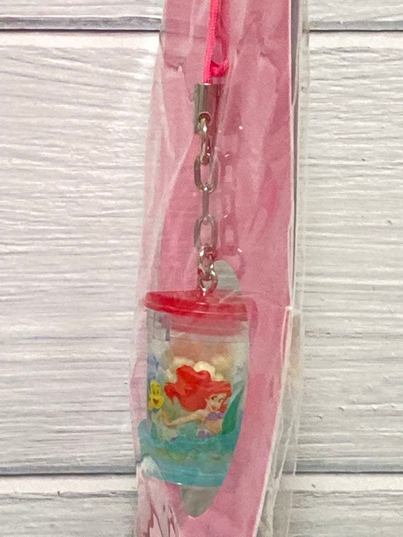 ディズニー　アリエル　レトロ　パークフード　ストラップ　チャーム
