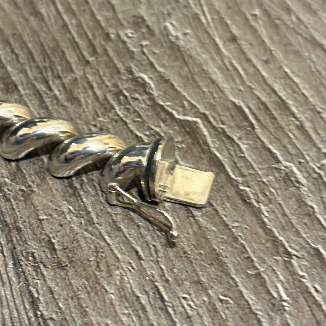 Italy サンマルコチェーン Silver ブレスレット