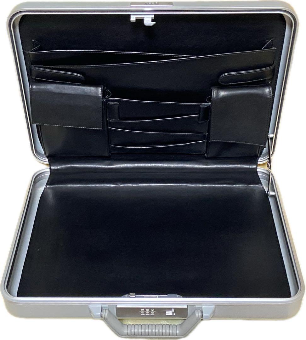 美品 ゼロハリバートン スリム アタッシュケース アルミケース ビジネス バッグ