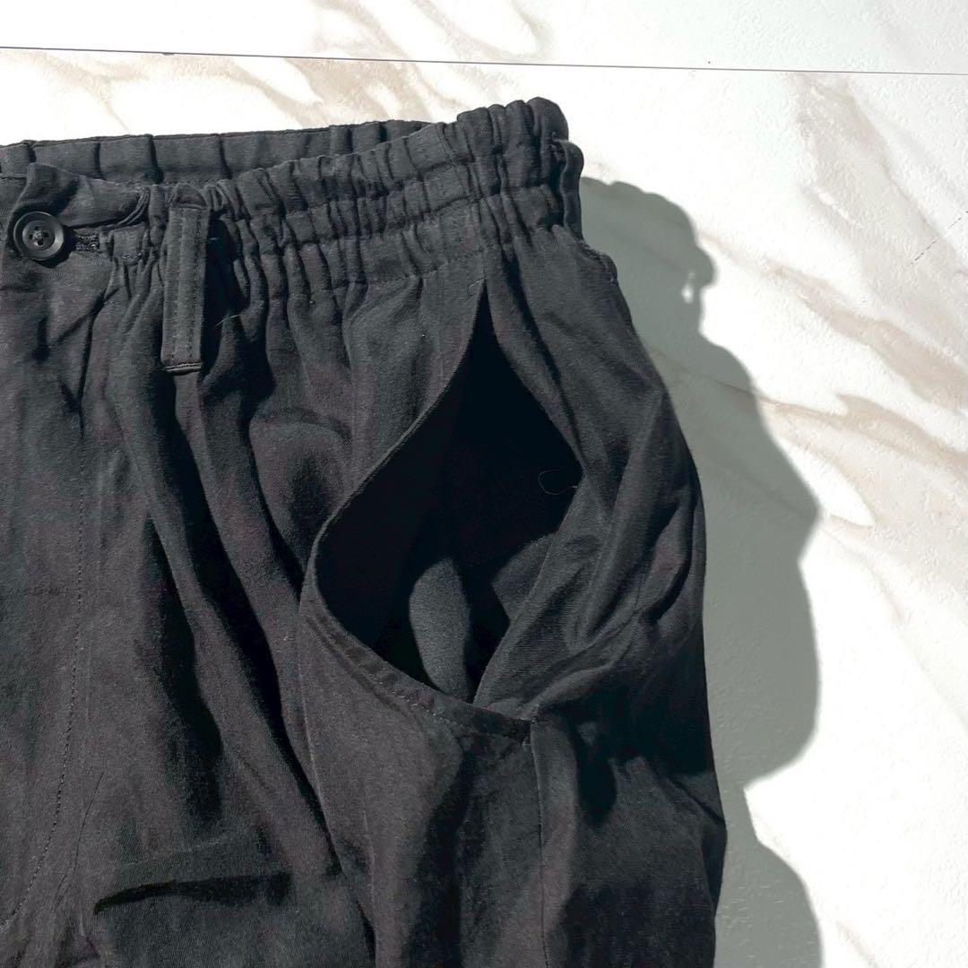 極美品 19SS⭐️ヨウジヤマモトプールオム サルエルパンツ ウエストゴム 3