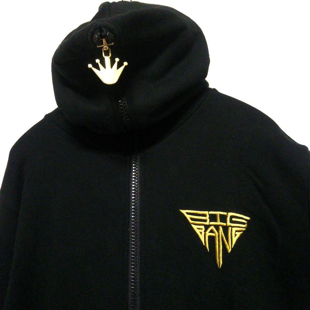 レア BIGBANG ジップアップパーカー ゴールド刺繍 Mサイズ