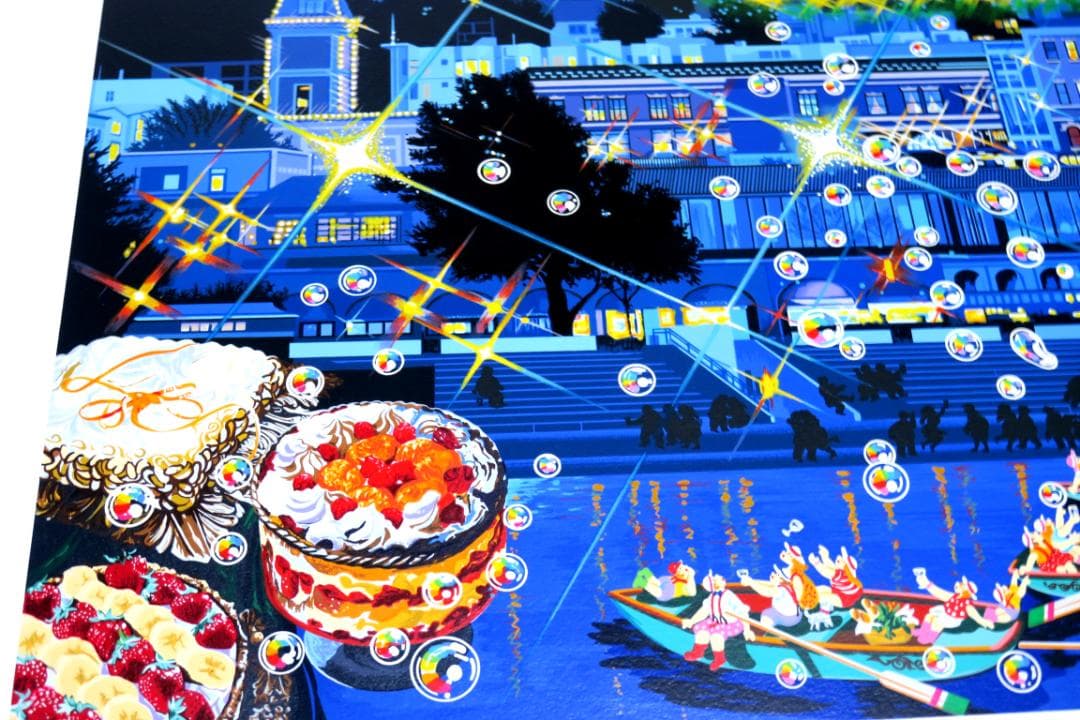 ヒロ・ヤマガタ】 二人の星 シルクスクリーンシート 山形博導 額装可