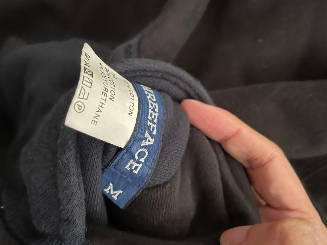 トップス THREE FACE DOUBLE FACE AFTER HOODIE