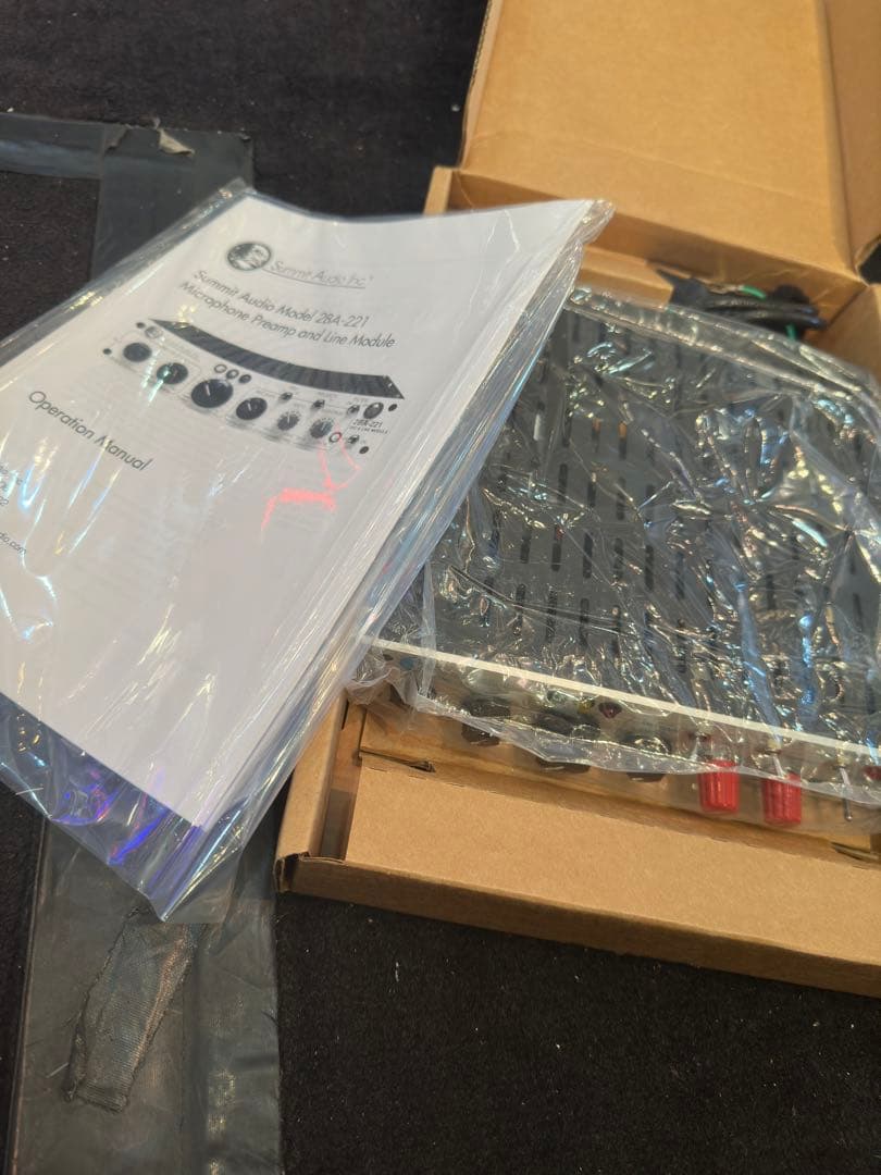 Summit Audio 2BA-221 ほぼ新品 マイクプリアンプ 真空管