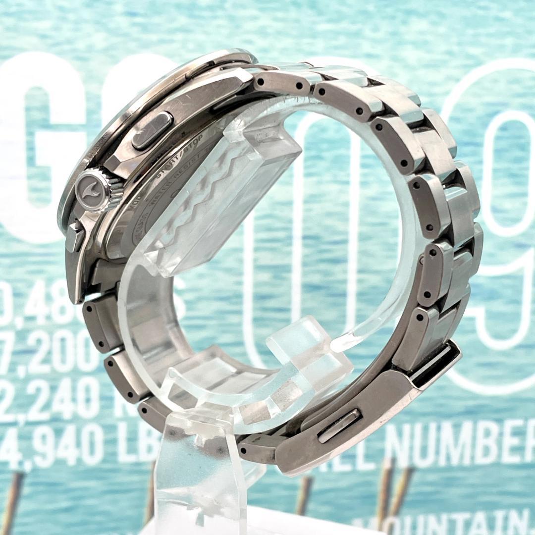 カシオ オシアナス OCW-T2600 ソーラー メンズ腕時計 チタン ガラス