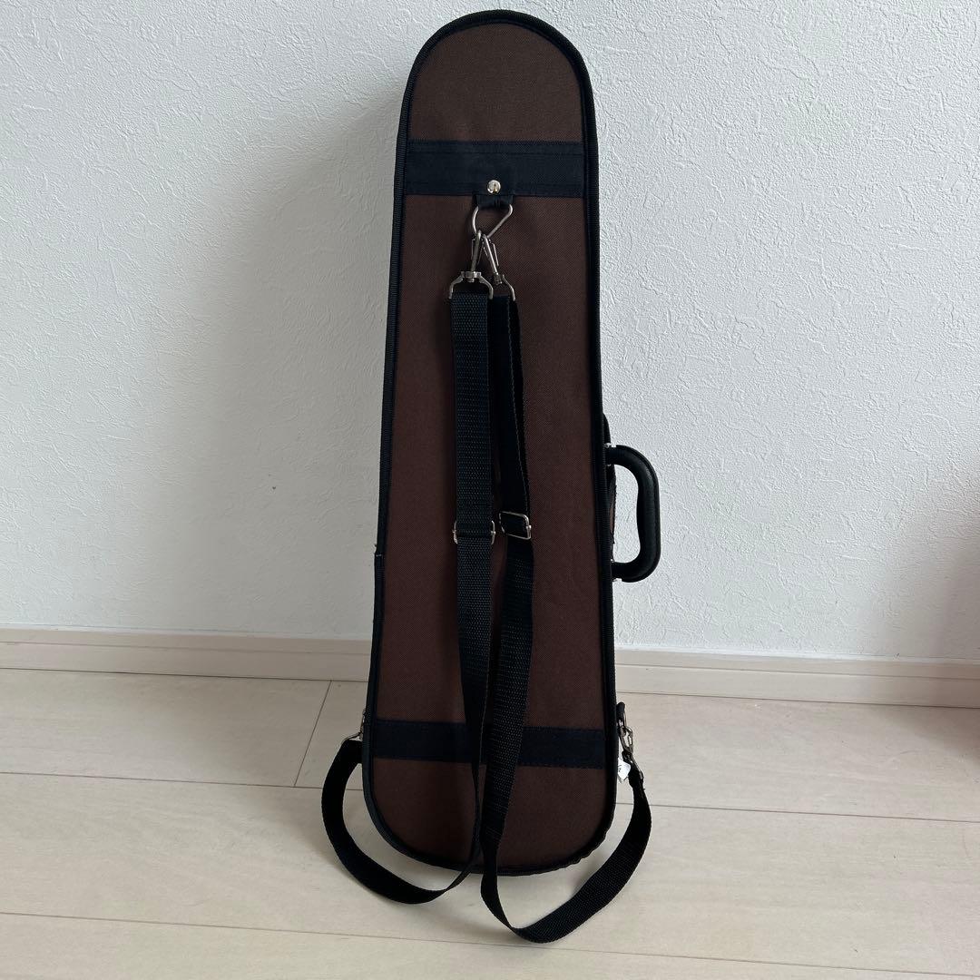 【美品】1/4バイオリン本体、ケース、肩当て、松脂付き