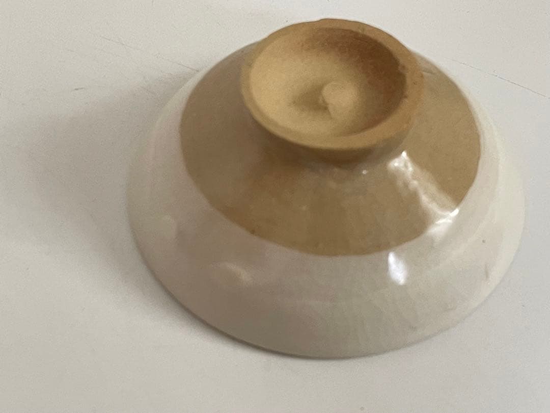 陶芸家 小山冨士夫 酒觴 宋赤絵写 花 ぐい呑 盃 酒器 鎌倉 共