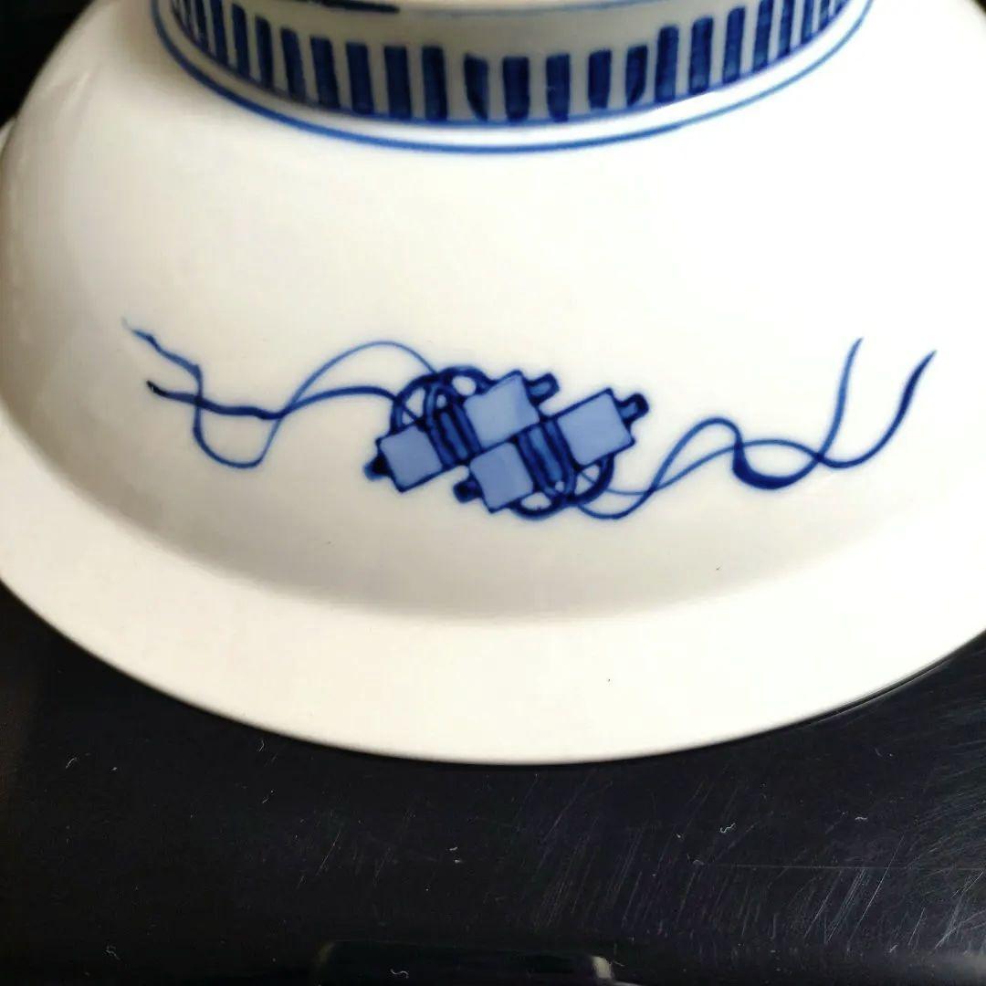 肥前大川内山 鍋島謹製 染錦牡丹画8寸高台 櫛歯文様 色