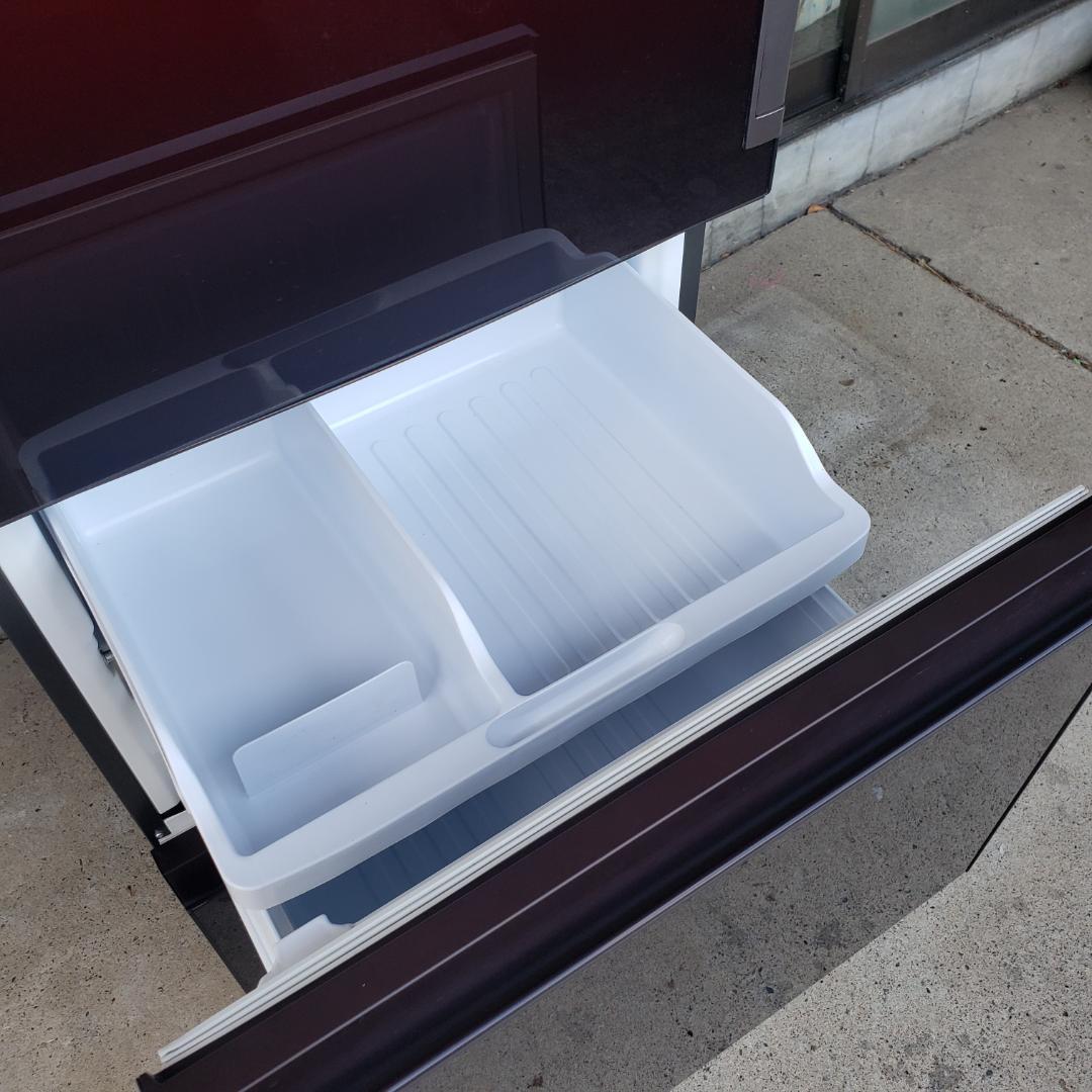 シャープ 3ドア冷蔵庫 SJ-GW35F-R どっちでもドア プラズマクラスター