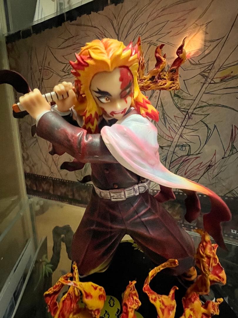 鬼滅の刃　一番くじ　煉獄杏寿郎 リペイント　フィギュア　煉獄