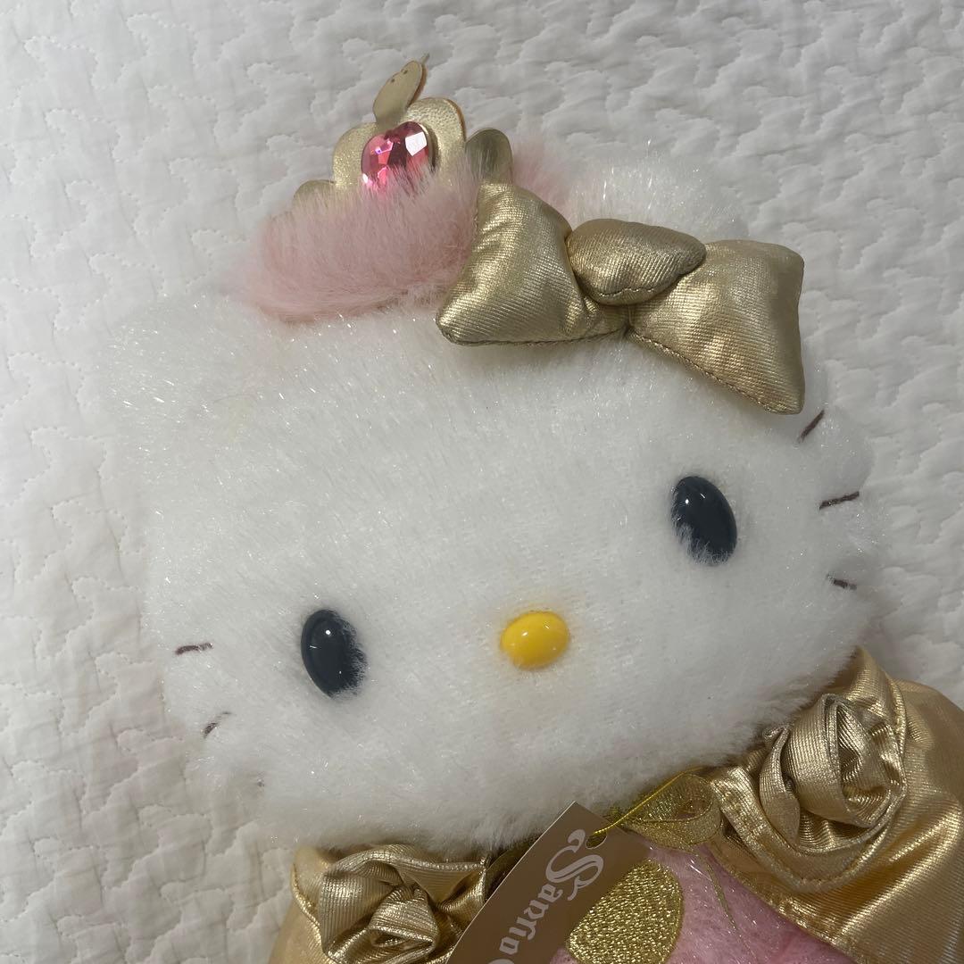 サンリオギャラリー オープン記念 キティ ぬいぐるみ ティアラ 紙タグ付き