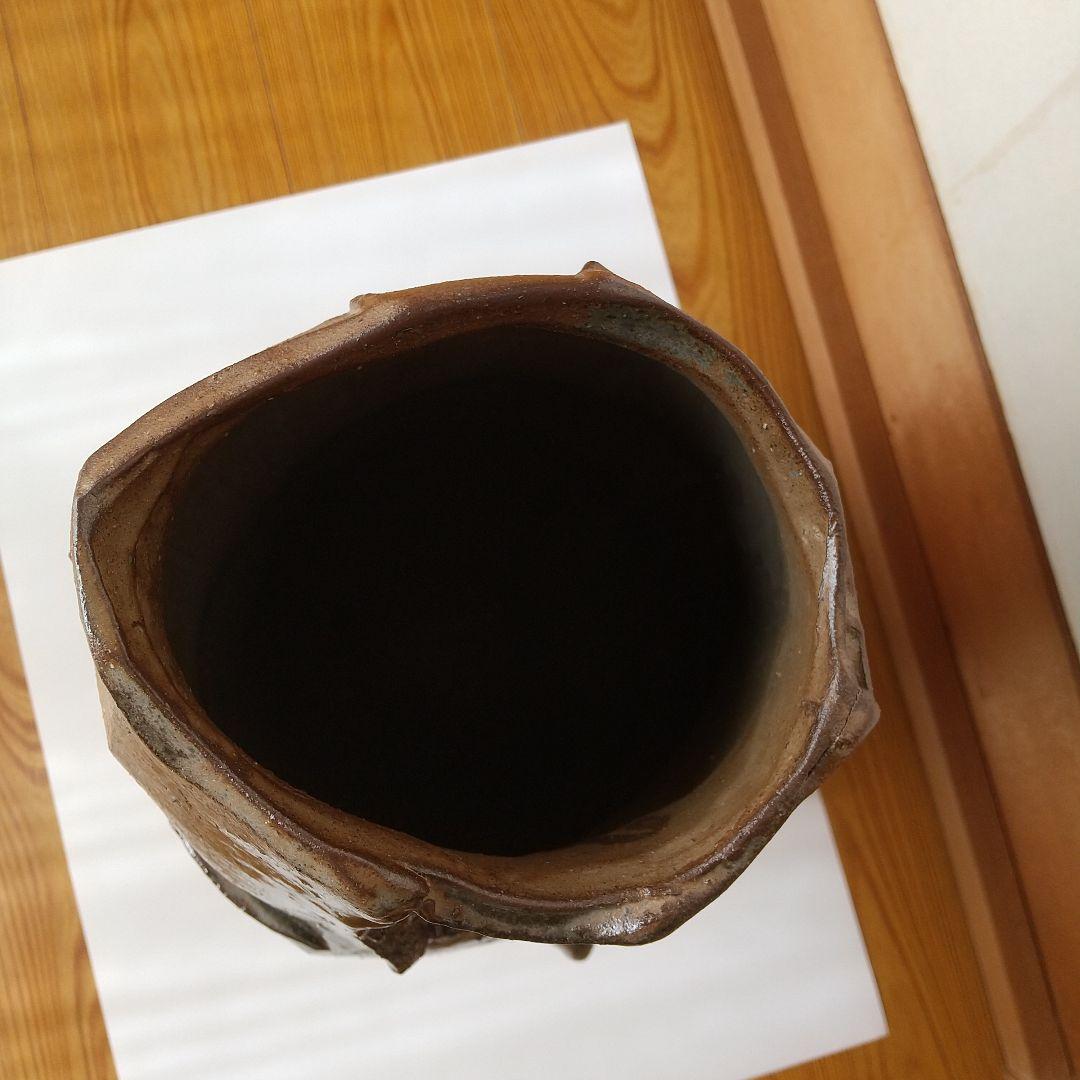 丹波焼 花入れ 大西雅文