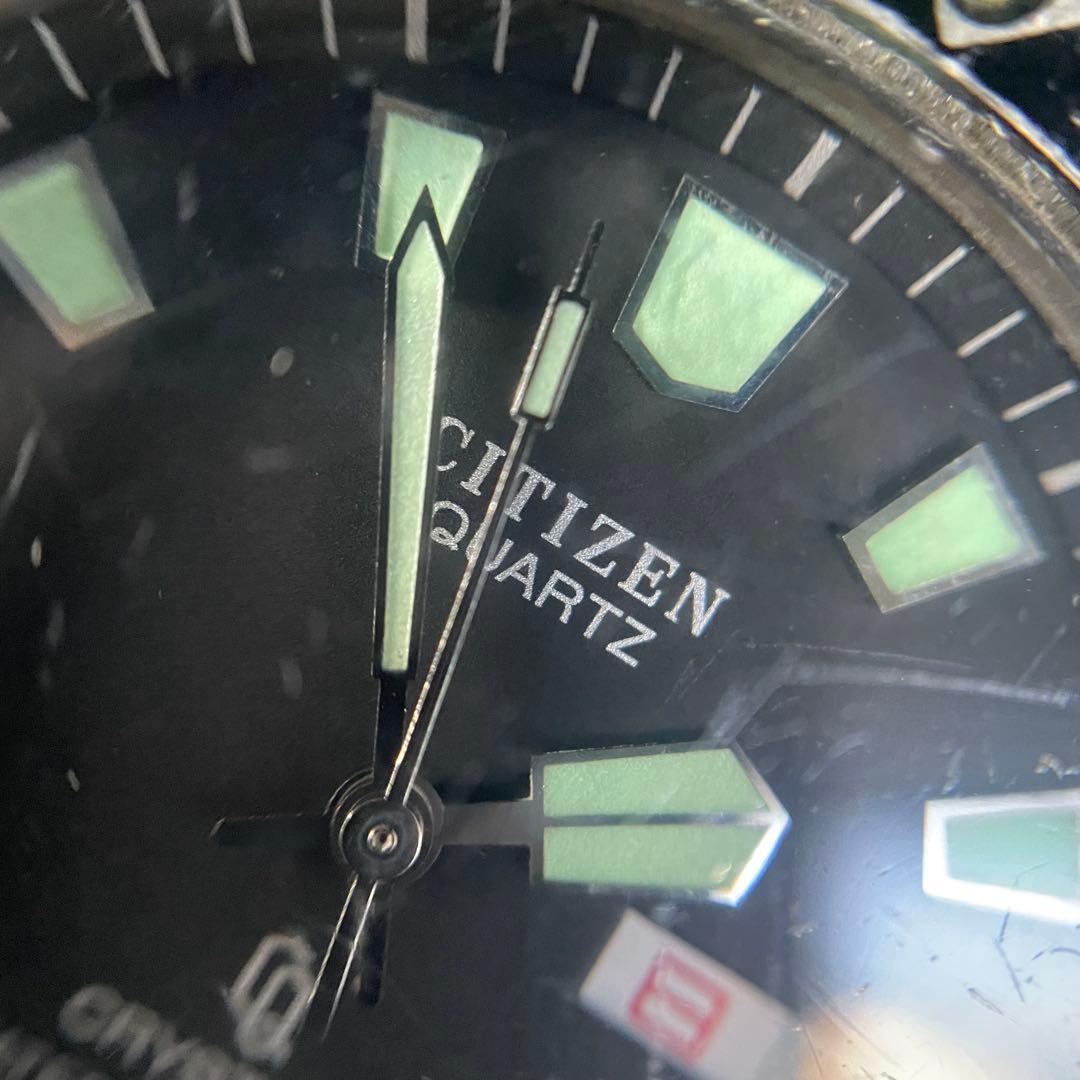 電池交換済　希少　シチズン　クリストロン ダイバー