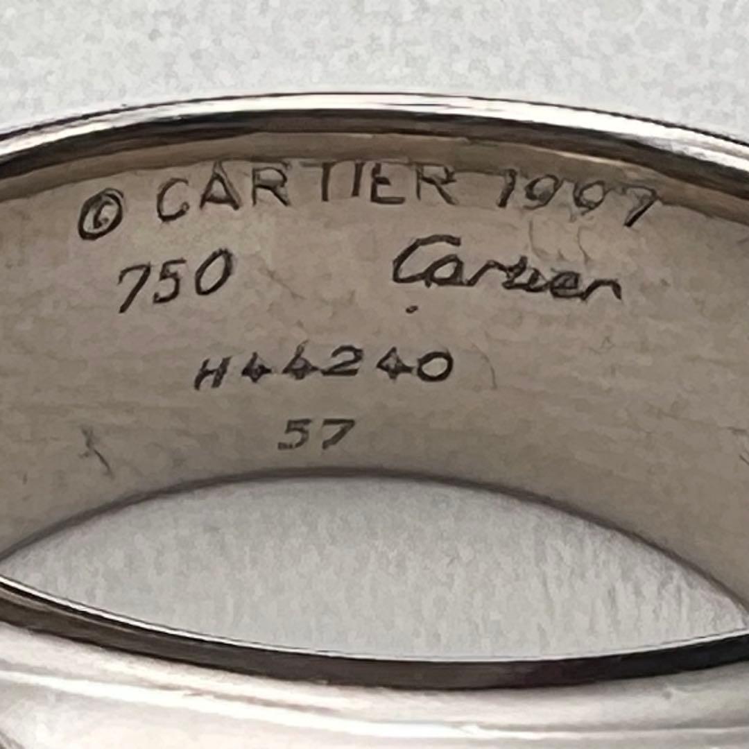 Cartier ヌーベルバーグ57サイズ（17号）K18WG ヘビーリング希少