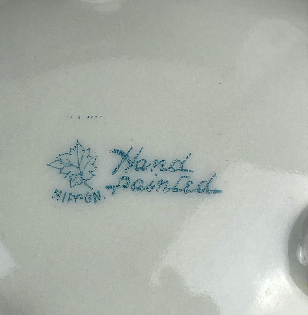 【希少】オールドノリタケ フライングスワン 脚付きティーカップ ソーサー 3客