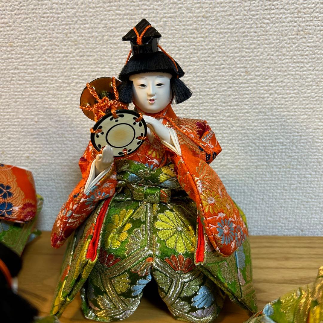 雛人形 五人囃子　桐箱付き　京人形　松屋