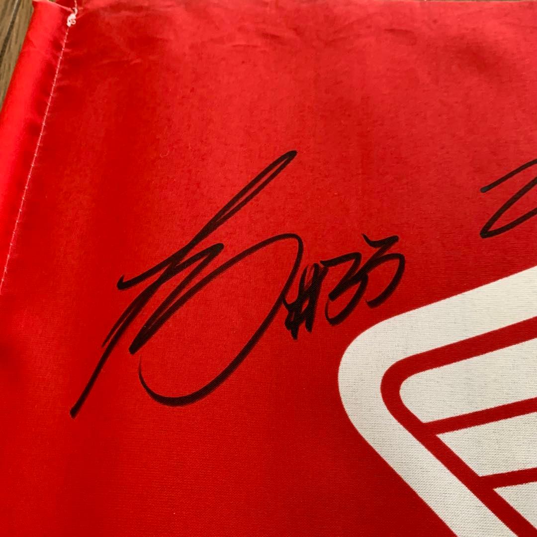 鈴鹿8耐 ホンダHRC 2022優勝チーム旗FLAG直筆サイン入り