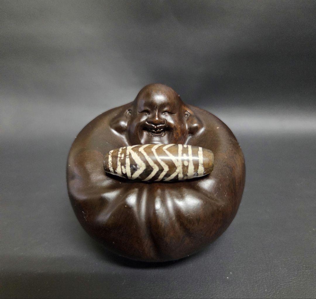 809　天珠　エッチドカーネリアンEched carnelian　！