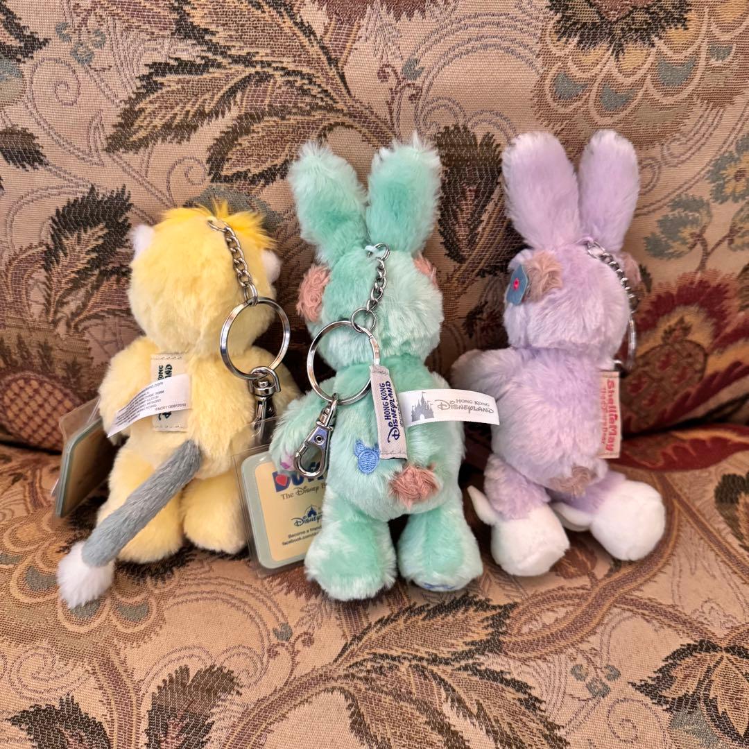 香港ディズニーランド　ダッフィー ぬいぐるみキーチェーン イースター