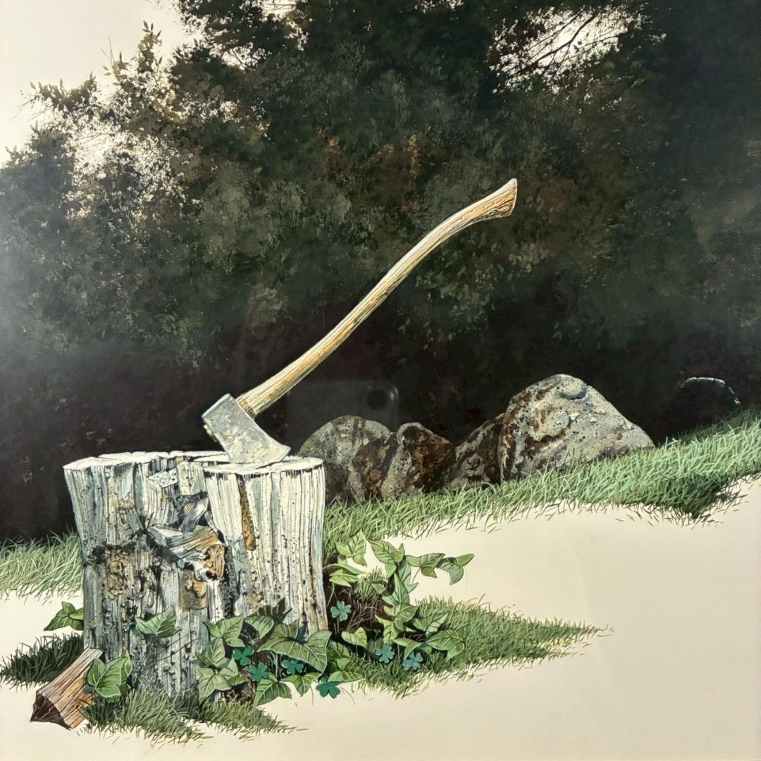 Jack Bernard Bevier「CHOPPING～」リトグラフ サイン入 - メルカリ