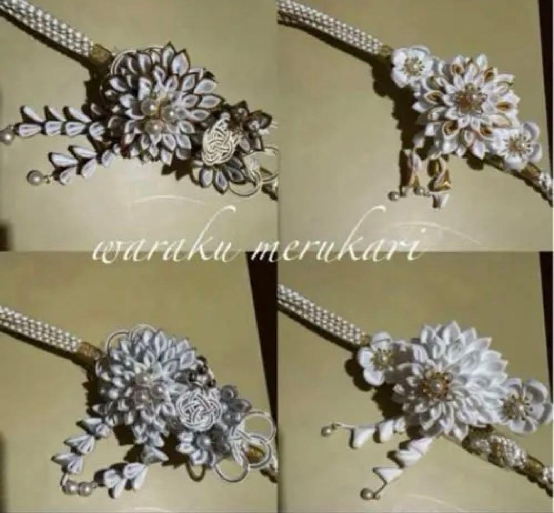 豪華絢爛♦︎成人式♦︎牡丹薔薇桜菊紋様♦︎豪華刺繍♦︎銀