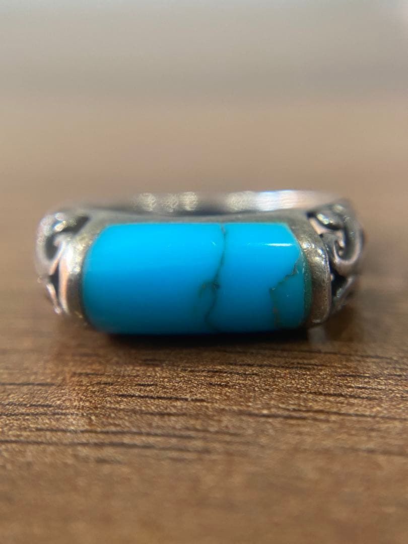 ボヘミアン ターコイズ シルバーリング 5点セット