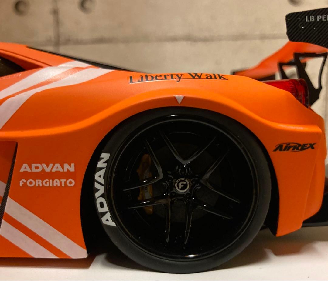 【限定66台】LBWK 1/18 フェラーリ458 マットオレンジ　新品