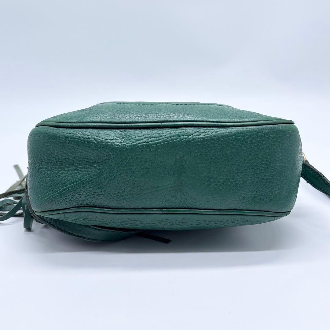 マ*ー様 GUCCI グッチ バッグ ソーホー スモールディスコバッグ グリーン