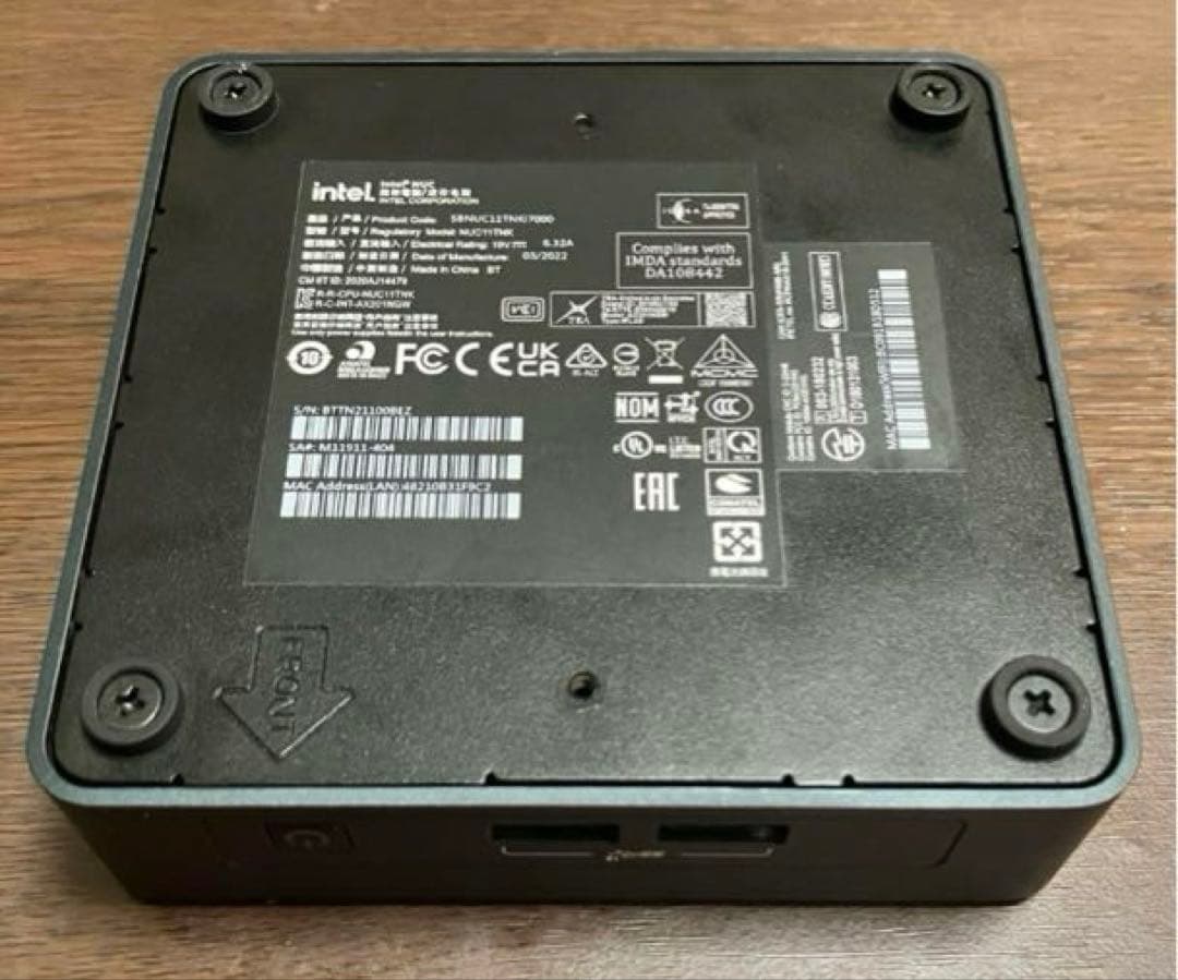 本日限り）Intel NUC11 i7 メモリ64GB SSD500GB
