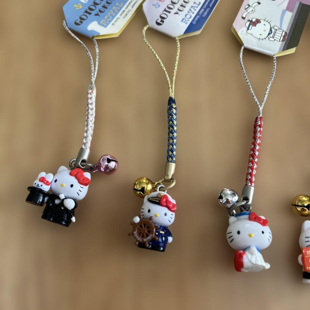 ご当地キティ　横浜限定　ロイヤルウイング　根付けストラップ　2008年