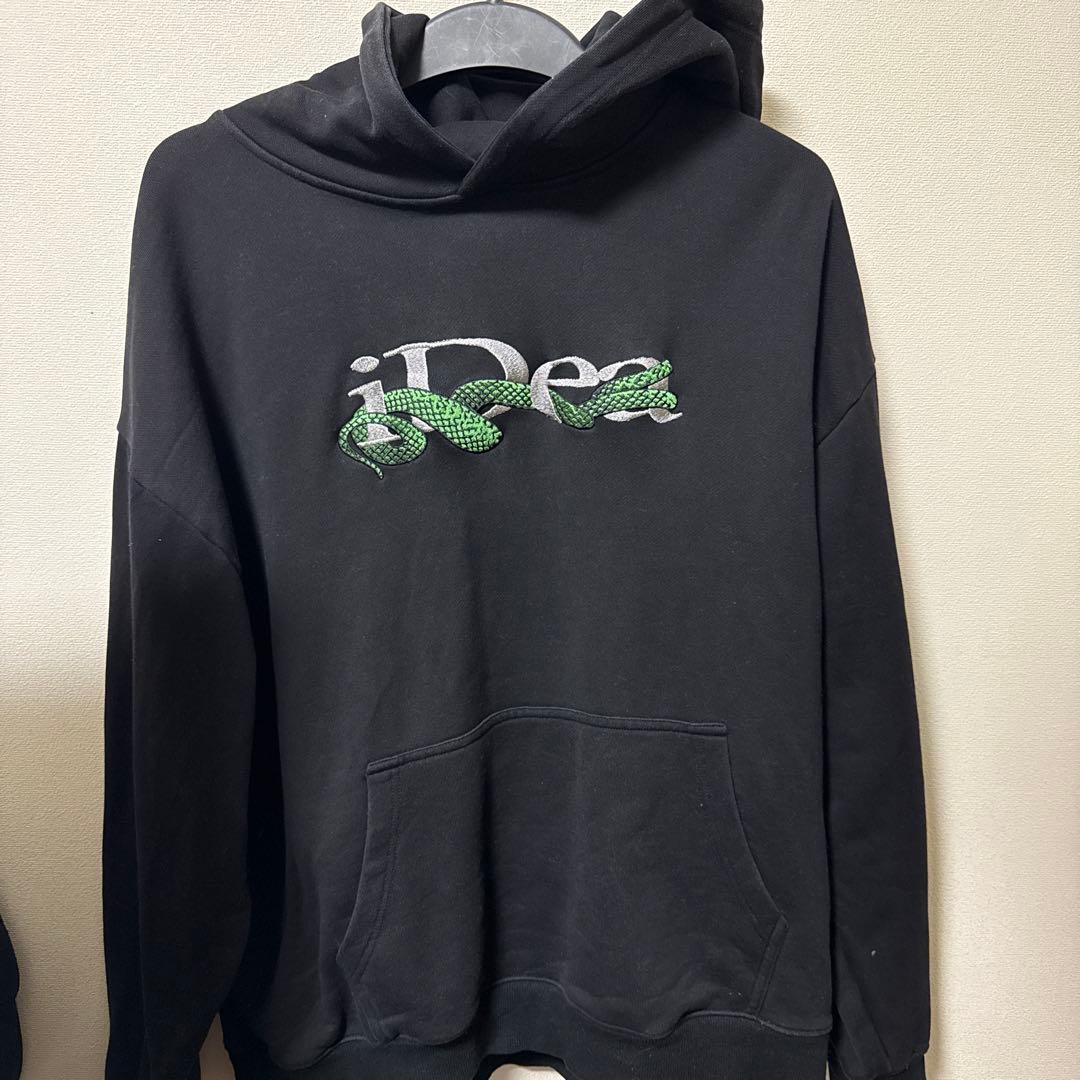 ideaswam 蛇グラフィック パーカー