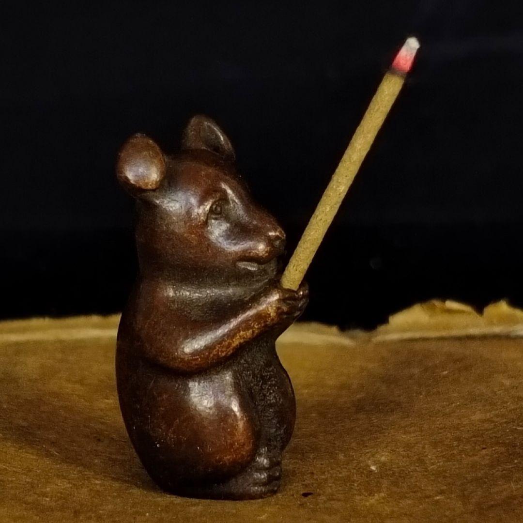 銅 細工 十二支香挿し 希少品 収集品 工芸品 置物