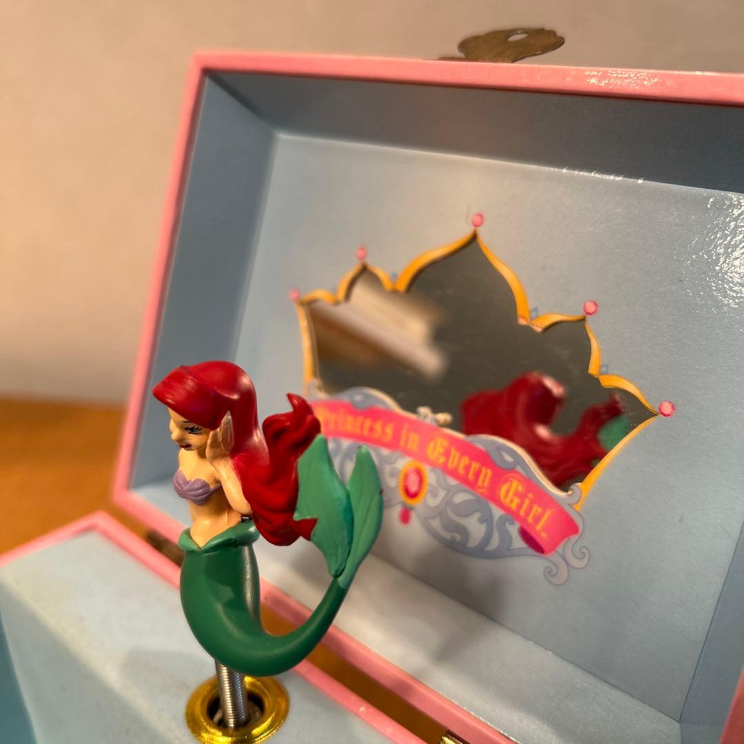 リトルマーメイド アリエル オルゴール付きジュエリーボックス - メルカリ