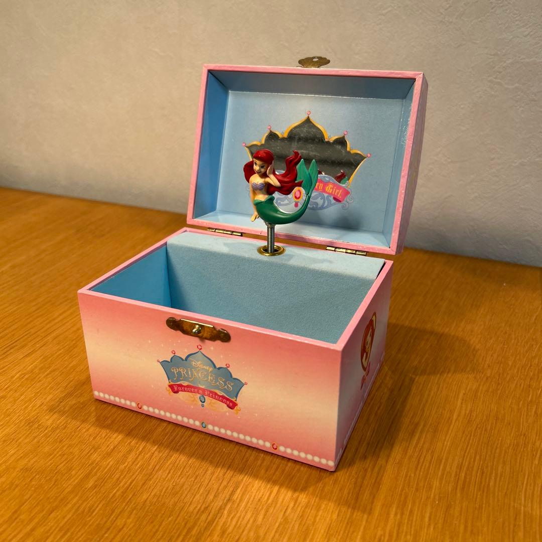 リトルマーメイド アリエル オルゴール付きジュエリーボックス - メルカリ