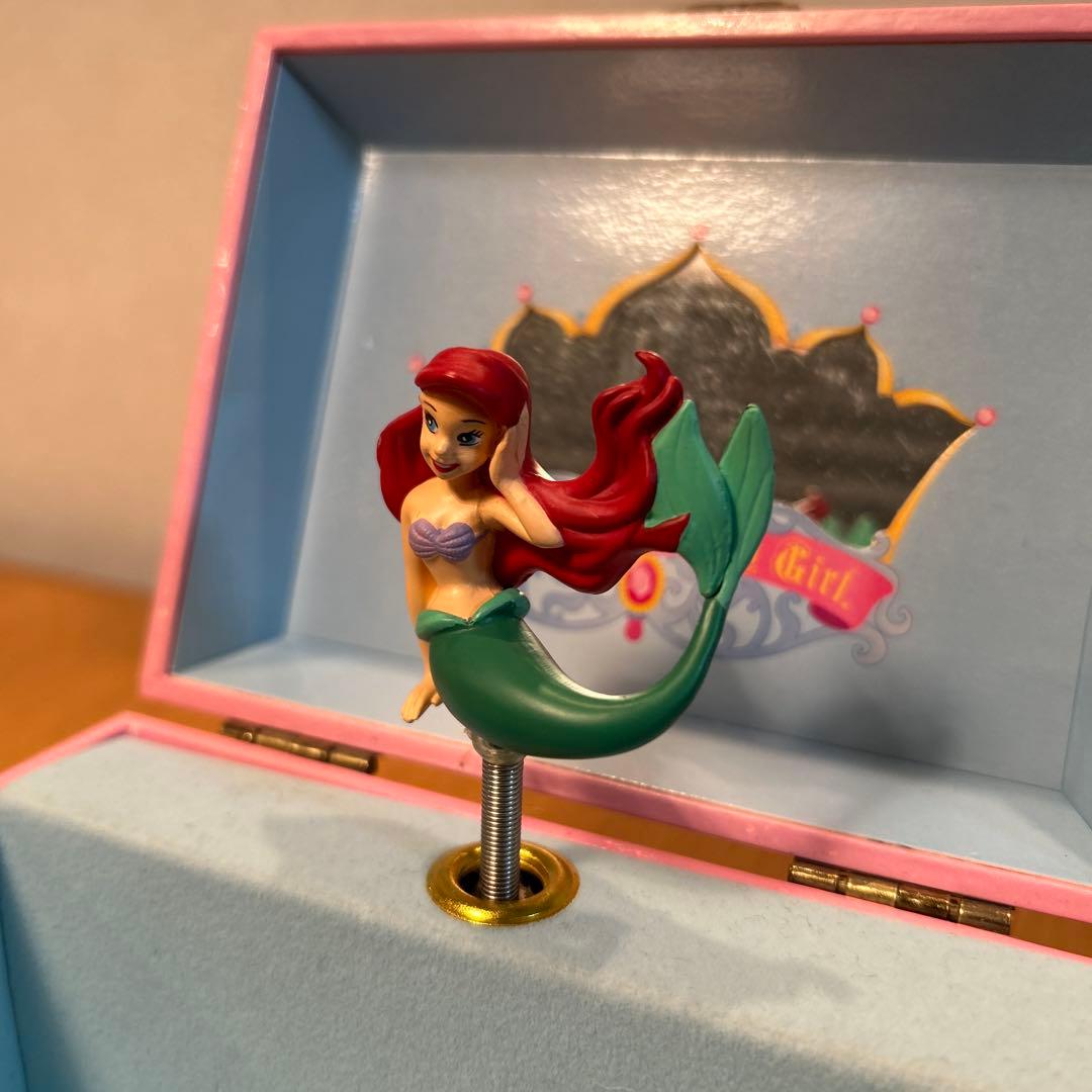 リトルマーメイド アリエル オルゴール付きジュエリーボックス - メルカリ