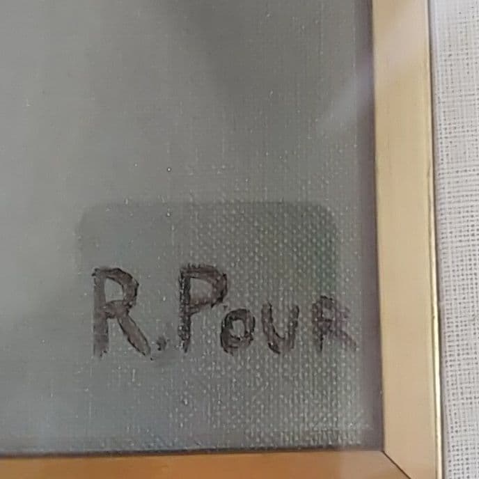 油絵 アネモネ ローザン プール - メルカリ