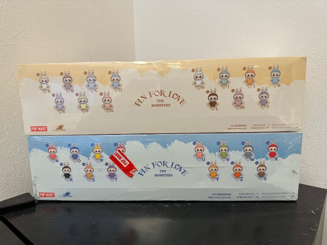 ラブブ PIN FOR LOVE アソートボックス イニシャル