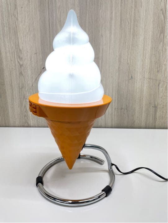 NO57)NISSEI ミニソフトスタンド アイスクリーム型ランプ 日世 ミニ