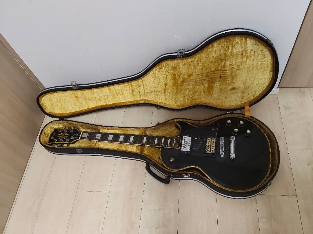 Greco レスポール　ブラック　　グネコロゴ