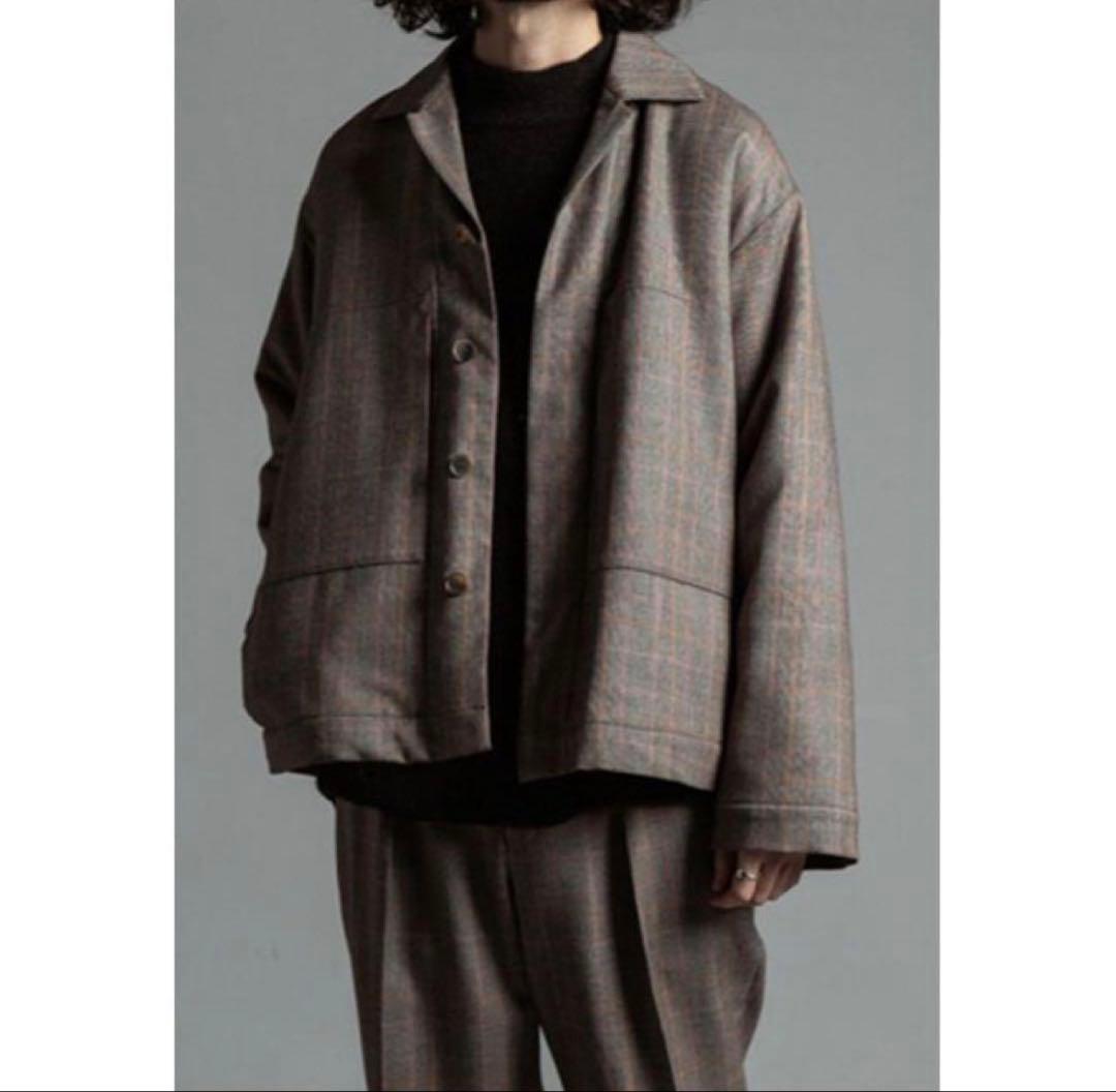 ✳︎Glencheck Flannel UtilityShirts マーカウェア