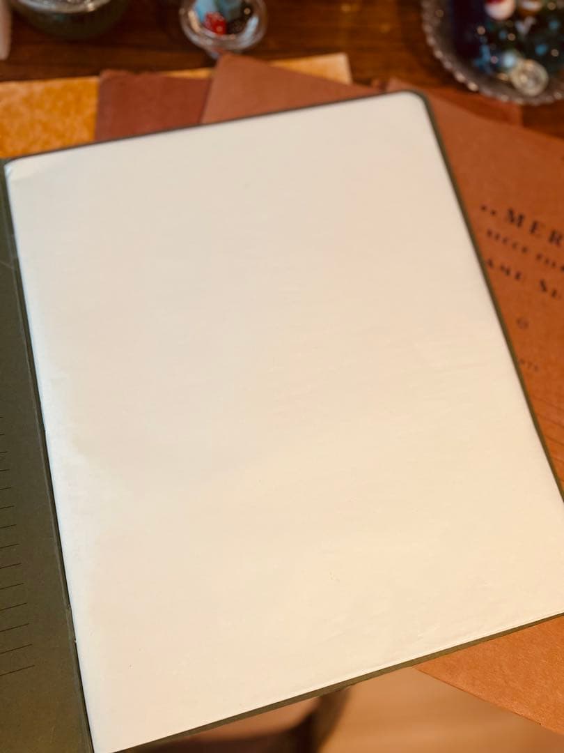 ヴィンテージ　グラシンシートbook ジャンクジャーナル