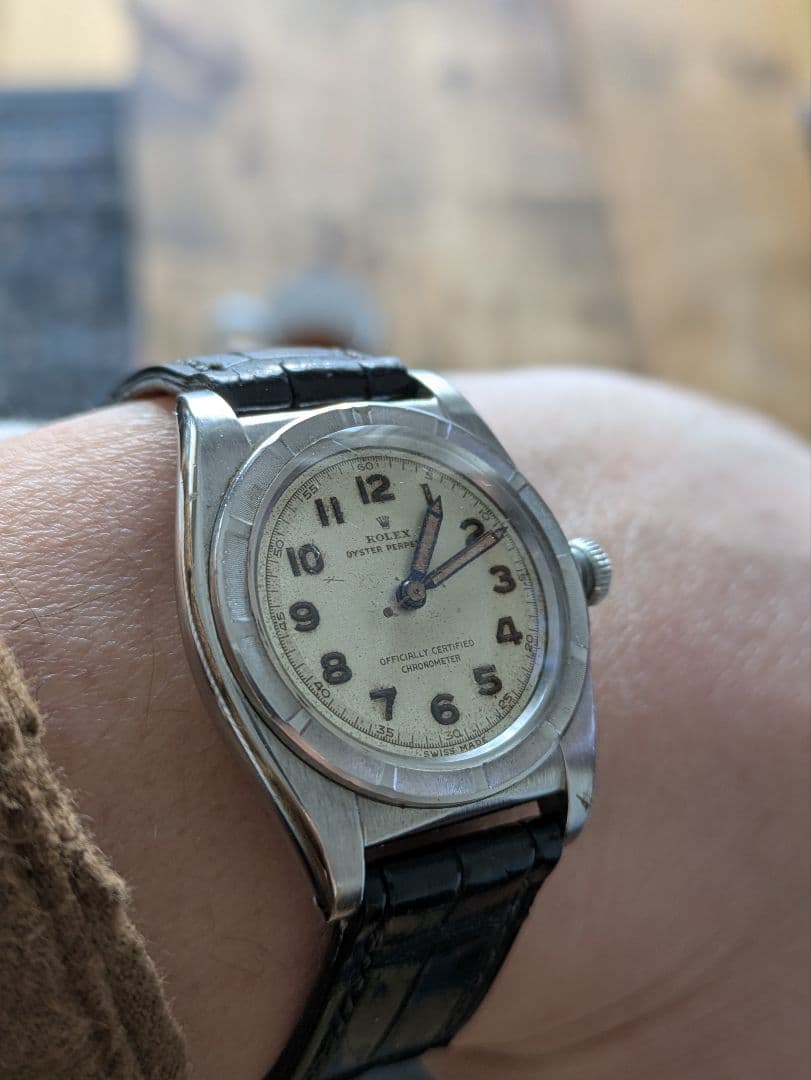 ROLEX バブルバック ヴィンテージロレックス　自動巻 アンティーク時計